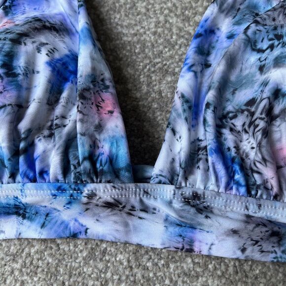 NWT Coco Reef Contours Bikini Womens sz 10 34 C/D Evoke Draped Tie Dye Swim Top - Picture 4 of 13